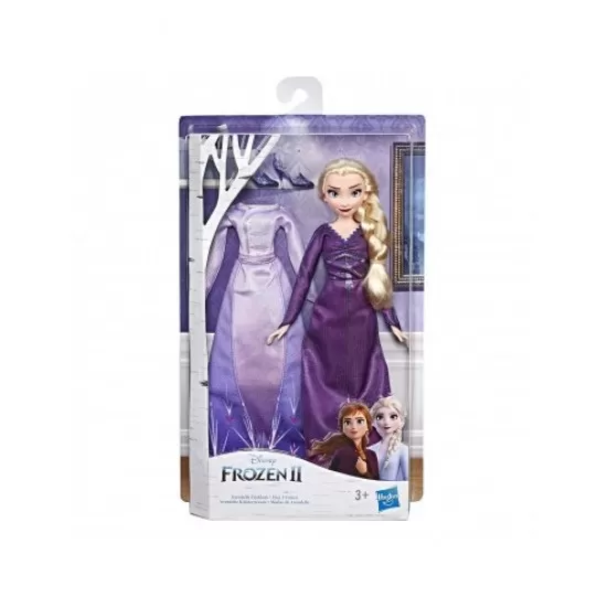 Papusa Frozen 2 Elsa cu rochita de schimb Papusa Frozen 2 Elsa cu rochita de schimb