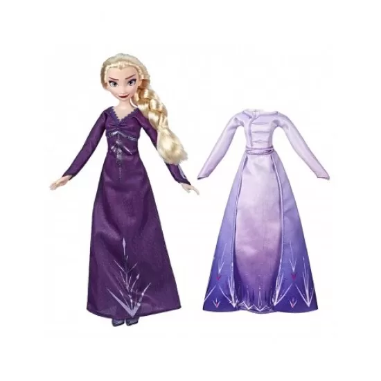 Papusa Frozen 2 Elsa cu rochita de schimb Papusa Frozen 2 Elsa cu rochita de schimb