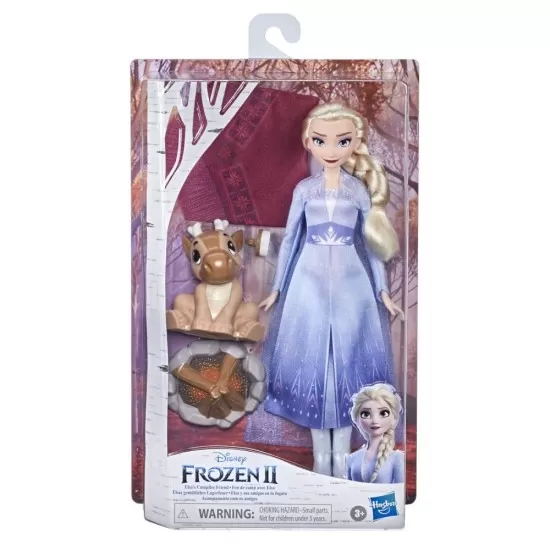 Papusa Disney Frozen 2 Elsa foc de tabara