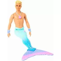 Papusa Ken Sirena Curcubeu