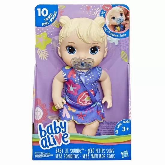 Papusa interactiva Baby Lil Blonda Papusa interactiva Baby Lil Blonda