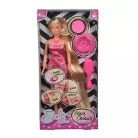 Papusa Steffi cu accesorii pentru colorat parul