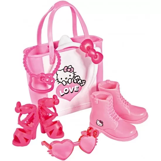 Papusa Steffi Love Hello Kitty cu 2 tinute fashion Papusa Steffi Love Hello Kitty cu 2 tinute fashion