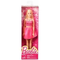 Papusa Barbie Stralucitoare blonda cu rochita roz