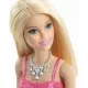 Papusa Barbie Stralucitoare blonda cu rochita roz Papusa Barbie Stralucitoare blonda cu rochita roz