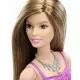 Papusa Barbie cu rochita mov