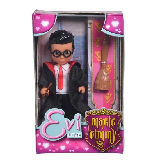 Papusica Timmy in costum de magician Papusica Timmy in costum de magician