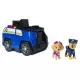 Masina de politie  2 in 1 Split Second Chase Patrula Catelusilor cu 2 figurine