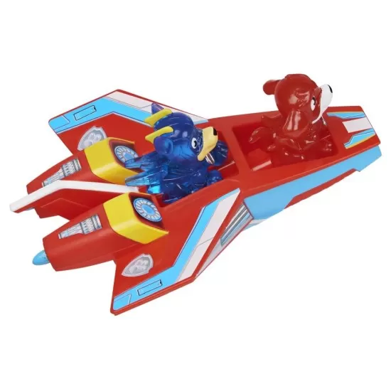 Avion cu figurinele Chase si Marshall Patrula Catelusilor