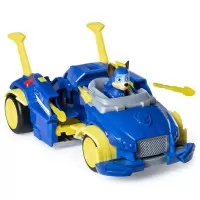 Masina de politie Power Up Patrula Catelusilor cu figurina Chase