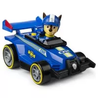 Masina de curse cu sunete si motor pull-back Chase Patrula Catelusilor 