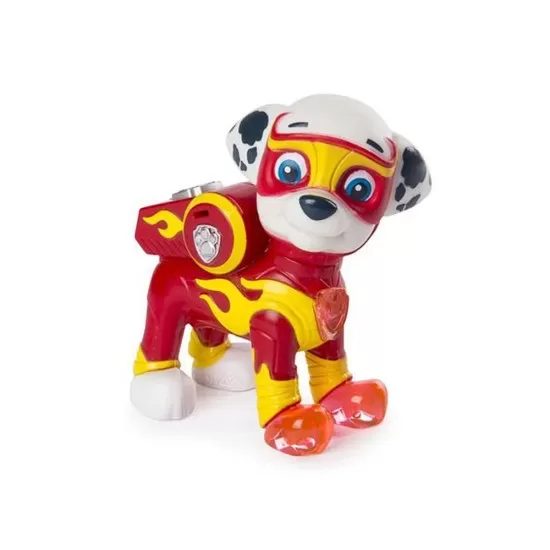 Figurina articulata cu lumini Mighy Pups Marshall Patrula Catelusilor Figurina articulata cu lumini Mighy Pups Marshall Patrula Catelusilor