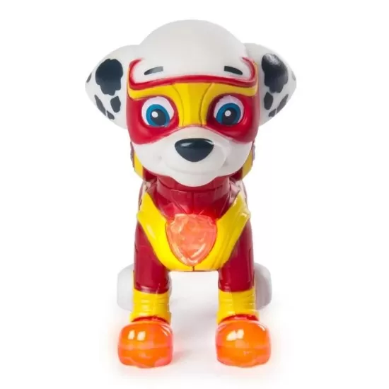 Figurina articulata cu lumini Mighy Pups Marshall Patrula Catelusilor Figurina articulata cu lumini Mighy Pups Marshall Patrula Catelusilor