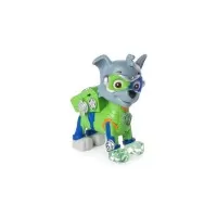 Figurina articulata cu lumini Mighy Pups Rocky Patrula Catelusilor