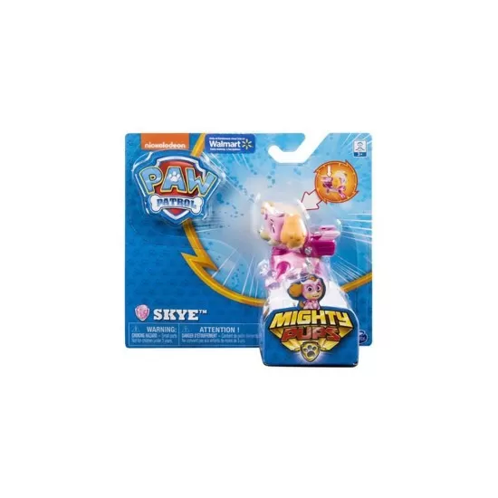 Figurina articulata cu lumini Mighy Pups Skye Patrula Catelusilor