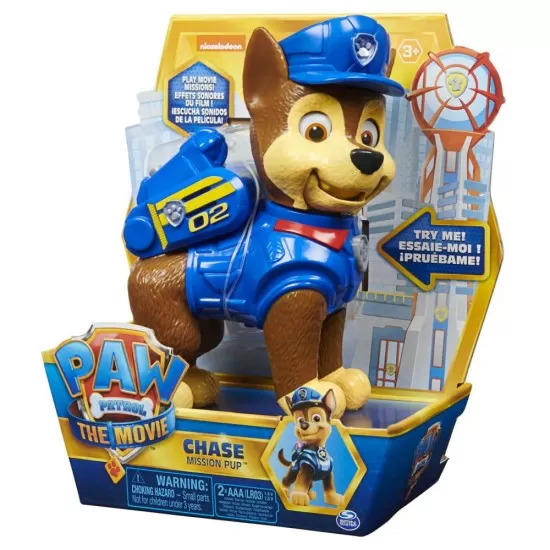 Figurina interactiva Chase Patrula Catelusilor Figurina interactiva Chase Patrula Catelusilor