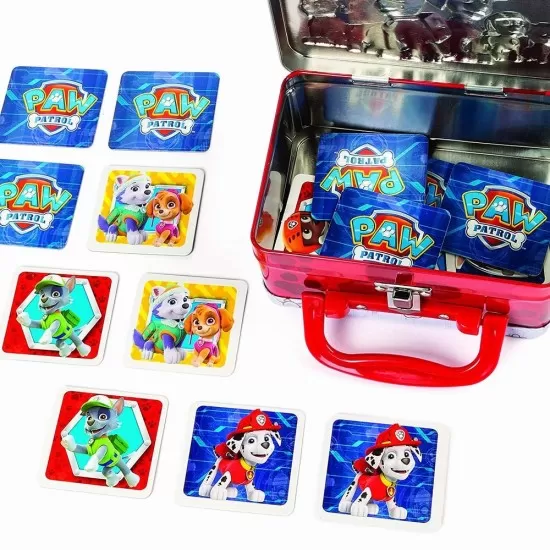 Joc de memorie in gentuta metalica Paw Patrol Joc de memorie in gentuta metalica Paw Patrol