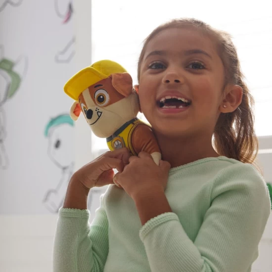 Jucarie de plus Patrula Catelusilor Rubble 17 cm