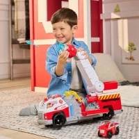 Masina de pompieri cu lumini si sunete 60 cm Patrula Catelusilor