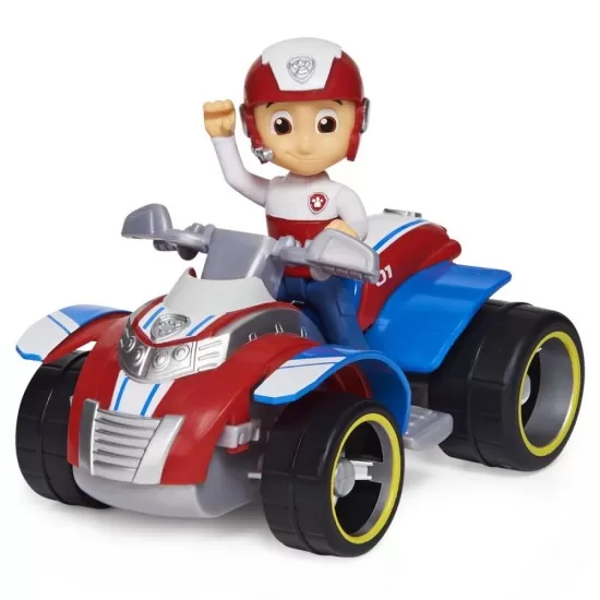 Masinuta ATV cu figurina Ryder Patrula Catelusilor Masinuta ATV cu figurina Ryder Patrula Catelusilor