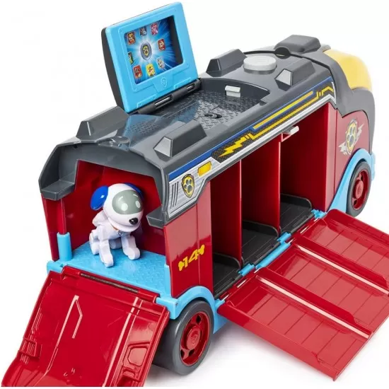 Set Patrula Catelusilor Mighy Cruiser - Camionul cu 3 catelusi gemeni si 3 masinute Set Patrula Catelusilor Mighy Cruiser - Camionul cu 3 catelusi gemeni si 3 masinute