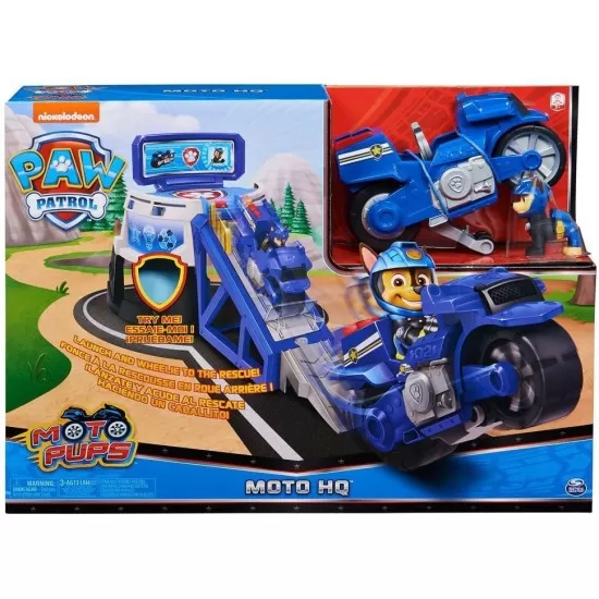 Figurina Chase Patrula Catelusilor cu motocicleta Figurina Chase Patrula Catelusilor cu motocicleta