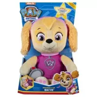Plus Patrula Catelusilor Snuggle Up Skye cu burtica luminoasa