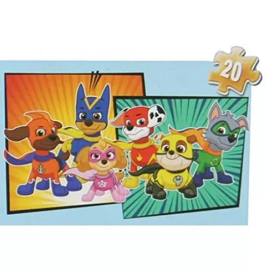 Set puzzle 4 in 1 din lemn 12/16/20/24 piese Patrula Catelusilor Set puzzle 4 in 1 din lemn 12/16/20/24 piese Patrula Catelusilor
