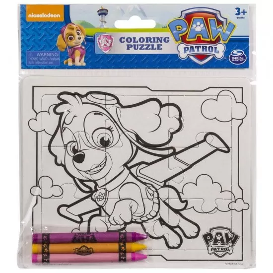 Puzzle pentru colorat Paw Patrol Puzzle pentru colorat Paw Patrol