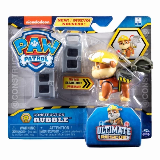 Figurina Rubble expert in constructii Patrula Catelusilor 