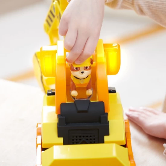 Buldozer cu sunete si lumini Rubble Patrula Catelusilor Buldozer cu sunete si lumini Rubble Patrula Catelusilor