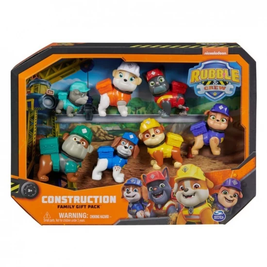 Set figurine Patrula Catelusilor Rubble si echipa pachet cadou Set figurine Patrula Catelusilor Rubble si echipa pachet cadou