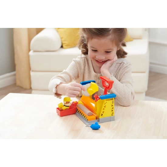 Set de joaca santier Patrula Catelusilor Rubble cu nisip kinetic Set de joaca santier Patrula Catelusilor Rubble cu nisip kinetic