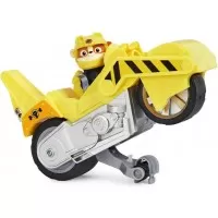Figurina Rubble cu motocicleta Deluxe Patrula Catelusilor 