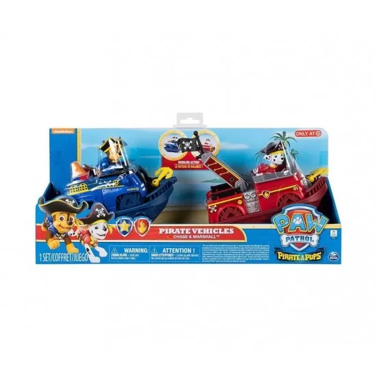 Set 2 vehicule si figurine Patrula Catelusilor Set 2 vehicule si figurine Patrula Catelusilor