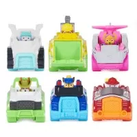 Set 6 masinute metalice Patrula Catelusilor Neon scara 1:55