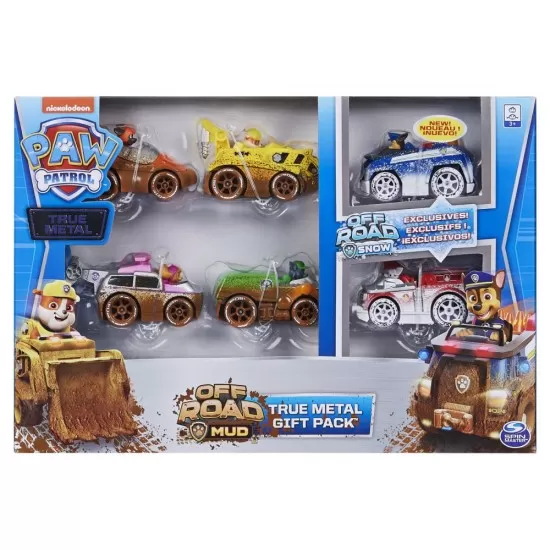Set 6 masinute metalice Off Road Edition Patrula Catelusilor Set 6 masinute metalice Off Road Edition Patrula Catelusilor