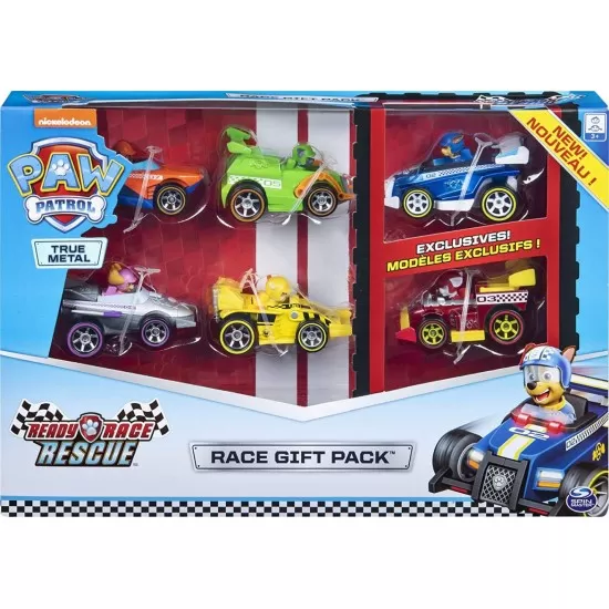 Set 6 masinute metalice Ready Race Patrula Catelusilor Set 6 masinute metalice Ready Race Patrula Catelusilor