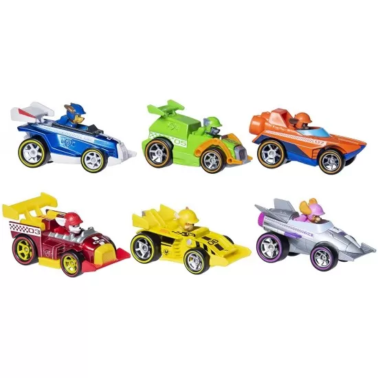 Set 6 masinute metalice Ready Race Patrula Catelusilor Set 6 masinute metalice Ready Race Patrula Catelusilor