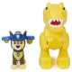 Set figurine catelus Chase si dinozaur T-Rex Patrula Catelusilor 