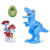 Set figurina catelus Marshall si dinozaur Velociptor Patrula Catelusilor 