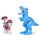 Set figurina catelus Marshall si dinozaur Velociptor Patrula Catelusilor 