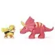 Set figurina catelus Rubble si dinozaur Triceraptor Patrula Catelusilor Set figurina catelus Rubble si dinozaur Triceraptor Patrula Catelusilor