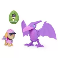 Set figurina catelusa Skye si dinozaur Pterozaur Patrula Catelusilor 