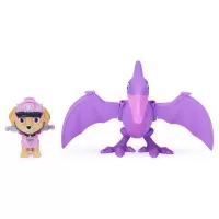 Set figurina catelusa Skye si dinozaur Pterozaur Patrula Catelusilor 