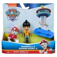 Set figurine eroi de salvare Marshall si Daring Danny X Patrula Catelusilor 