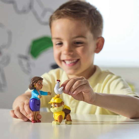 Set figurine eroi de salvare Rubble si Mayor Goodway Patrula Catelusilor Set figurine eroi de salvare Rubble si Mayor Goodway Patrula Catelusilor