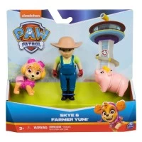 Set figurine eroi de salvare Skye si Farmer Yumi Patrula Catelusilor 