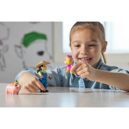 Set figurine eroi de salvare Skye si Farmer Yumi Patrula Catelusilor Set figurine eroi de salvare Skye si Farmer Yumi Patrula Catelusilor