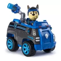 Set masina de politie cu figurina Chase Patrula Catelusilor